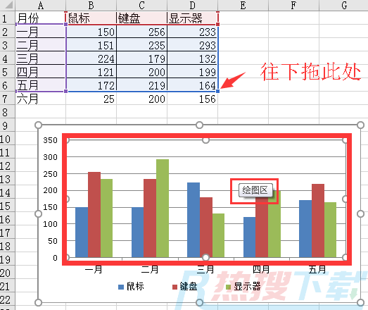 Excel图表3个小招，图表秒更新(图5)