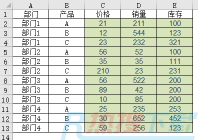 VLOOKUP函数实现多表数据合并查询(图2)