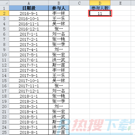 excel排除重复值计算个数，请你来补充公式(图1)