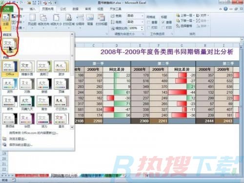 PowerPoint 2010使用主题功能统一文档风格