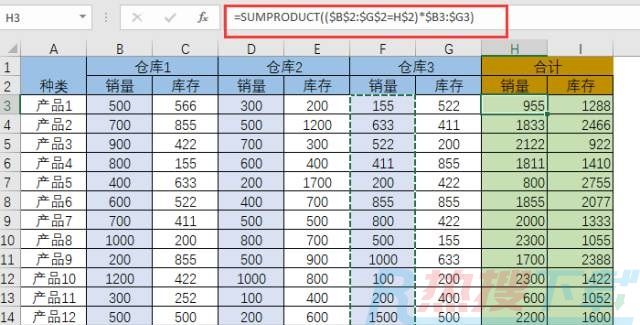 神函数SUMPRODUCT用法大全(图10)