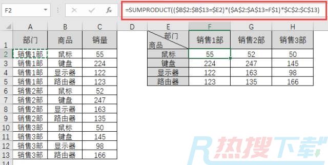 神函数SUMPRODUCT用法大全(图12)