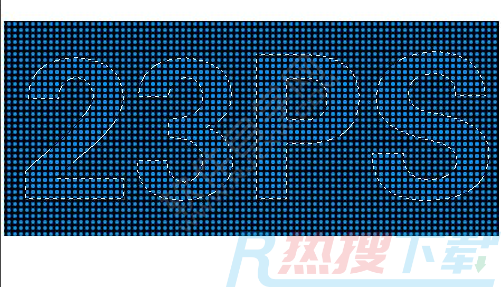 PS怎么做印花字(图13)